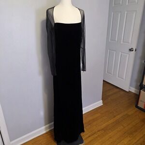 Ralph Lauren Purple Label Hartwell Velvet Tulle Evening Dress Size 00 XS $3,790